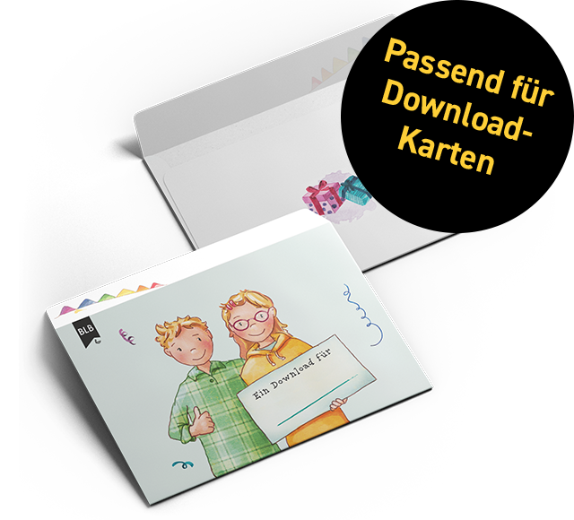 Geschenkumschlag  Lotta und Luis